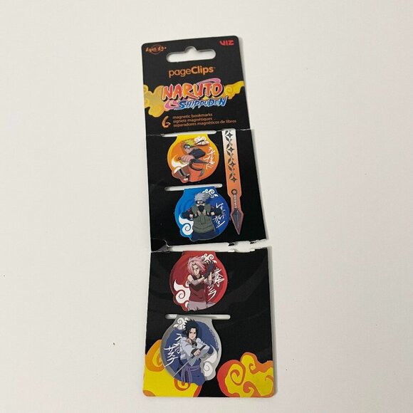 Magnetic Page Clips Bookmarks Naruto Shippuden Missing 1 - Picture 1 of 15